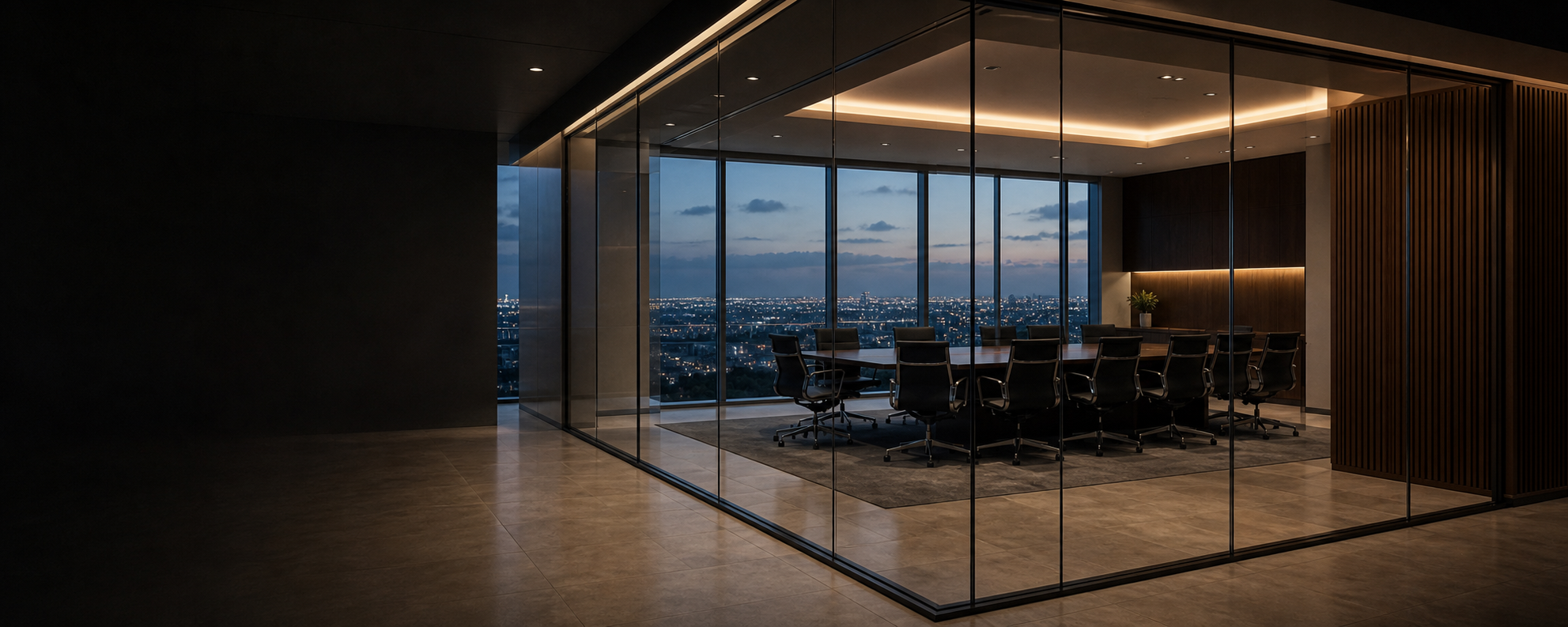 Smart Film in a refined architectural interior